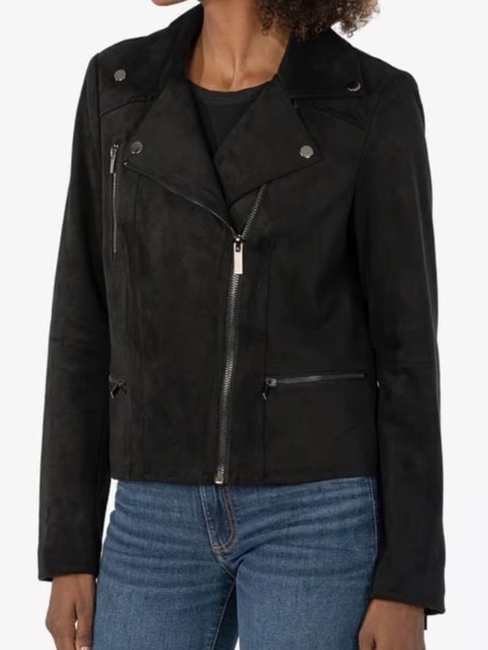 Kut from the Kloth Faux Suede Moto Jacket
